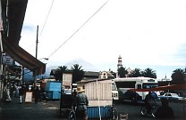 Hauptplatz und Kirche von Amecameca