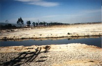 Sedimente des Texcoco Sees