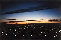 Blick von der Pyramide Richtung Puebla