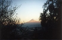 Popocatep&eacute;petl im Morgenlicht