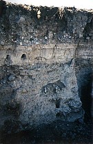 Aufschlu&szlig; Hangschuttsediment