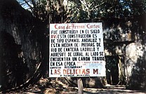 Schild vor der Casa Cortes
