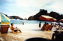 Puerto Angel - Wellen und Hr-.E.