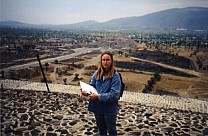 Auf der Sonnenpyramide