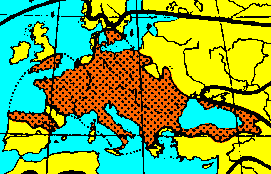 Verbreitungsgebiet von Fagus